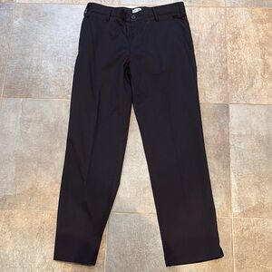 Adidas Black Golf Pants Straight-Leg Classic-30/30